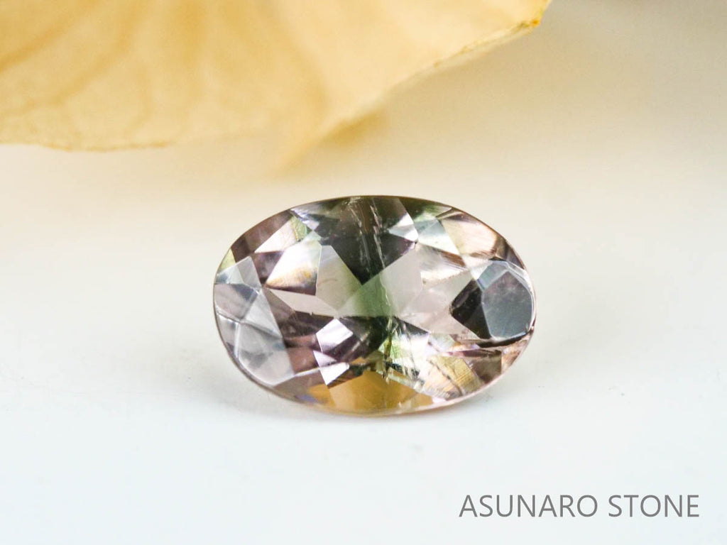 バイカラートルマリン　オーバルカット　ブラジル産　　0.67ct【221214-1244】