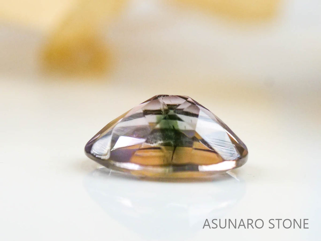 バイカラートルマリン　オーバルカット　ブラジル産　　0.67ct【221214-1244】