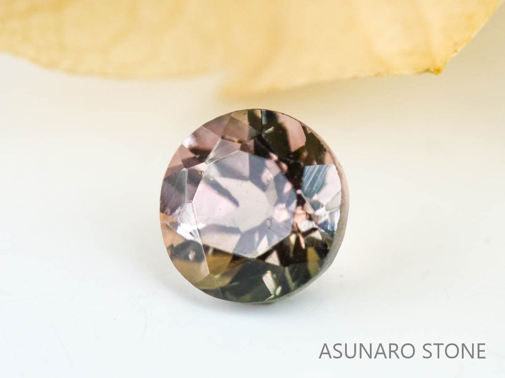 バイカラートルマリン　ラウンドカット　ブラジル産　　0.65ct【221214-1245】