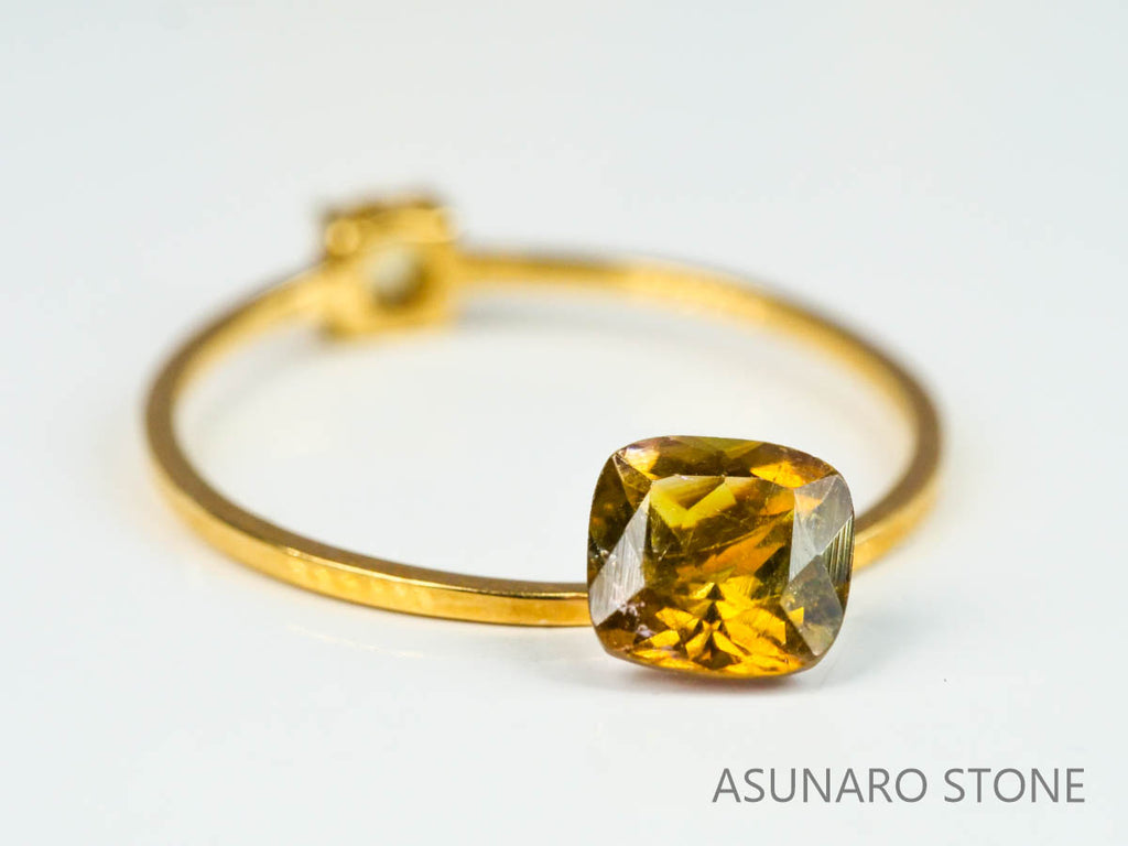 バイカラートルマリン　クッションカット　ブラジル産　　0.82ct【221214-1246】