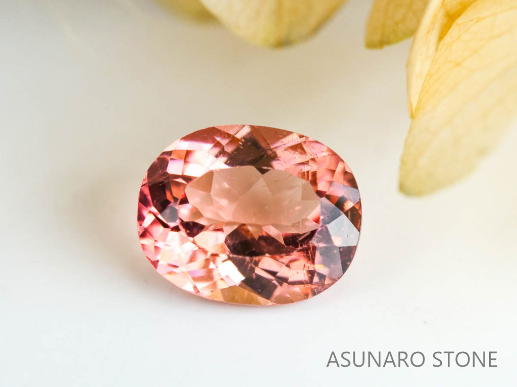 バイカラートルマリン　オーバルカット　ブラジル産　　1.12ct【221214-1249】