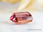 オレンジピンクトルマリン　エメラルドカット　ルワンダ産　　1.96ct【221214-1253】