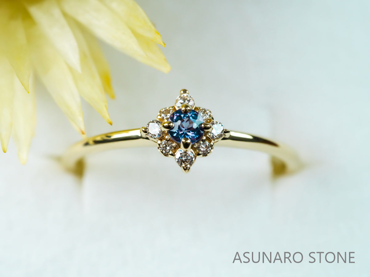 【お仕立て用】空枠番号：5513I　2.5mm用　リング枠　取り巻き【オーダージュエリー用】