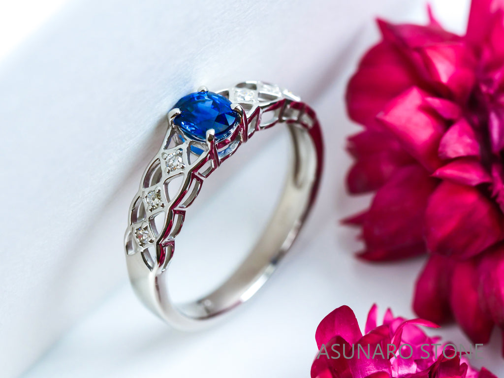 【お仕立て用】空枠番号：4162C　リング枠【オーダージュエリー用】