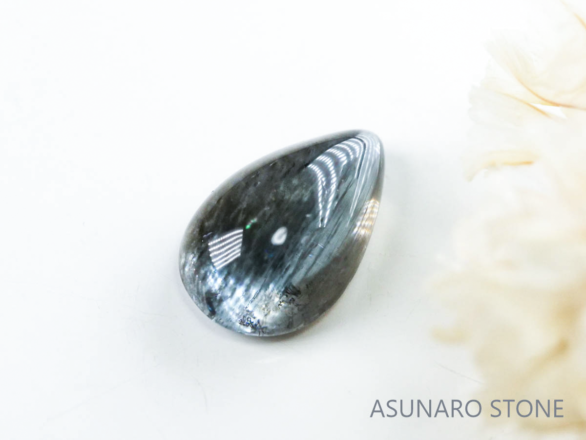 アクアマリンサンストーン  カボション　ブラジル産　　1.72ct【221202-1283】