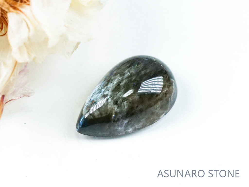 アクアマリンサンストーン  カボション　ブラジル産　　1.72ct【221202-1283】