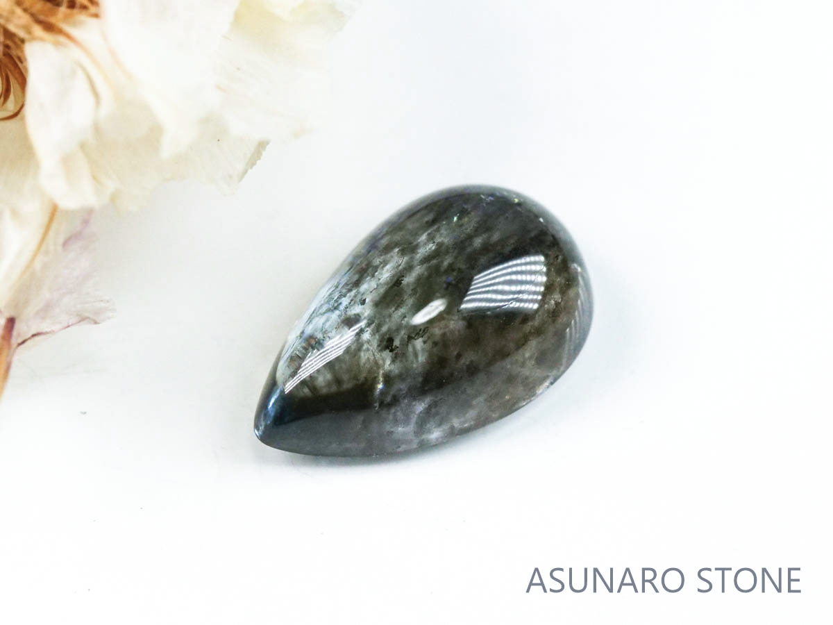 アクアマリンサンストーン  カボション　ブラジル産　　1.72ct【221202-1283】