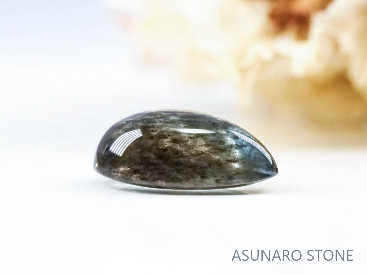 アクアマリンサンストーン  カボション　ブラジル産　　1.72ct【221202-1283】