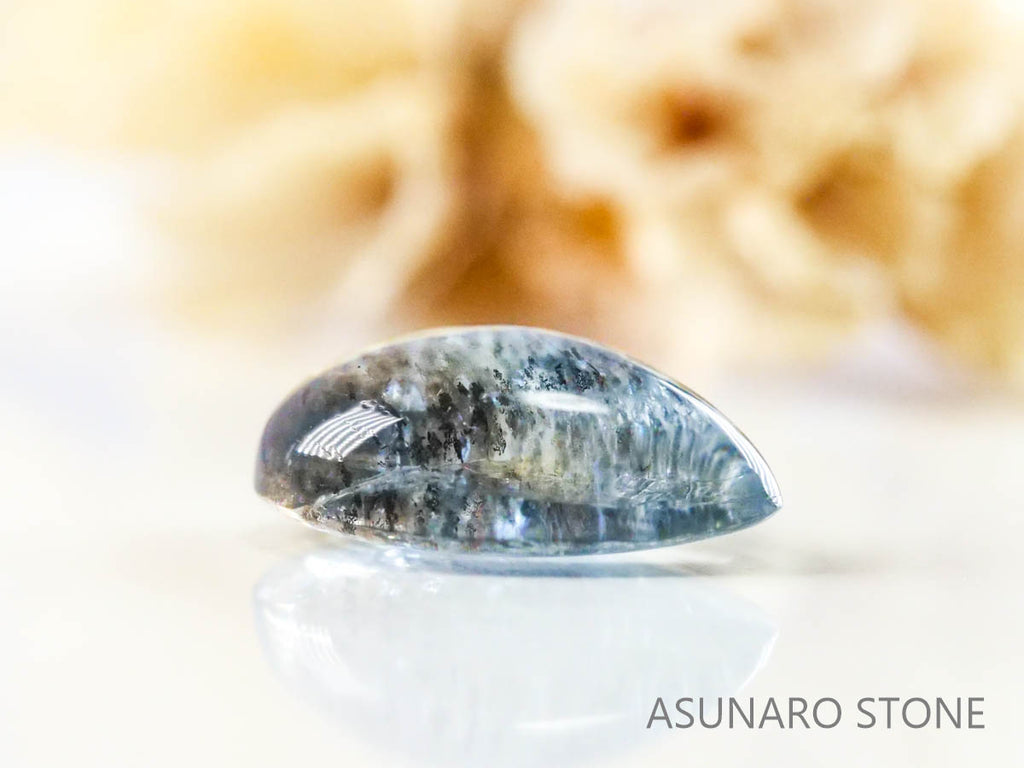 アクアマリンサンストーン  カボション　ブラジル産　　2.09ct【221202-1284】