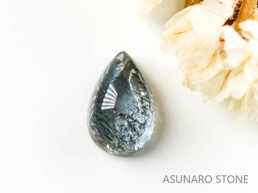 アクアマリンサンストーン  カボション　ブラジル産　　2.78ct【221202-1285】