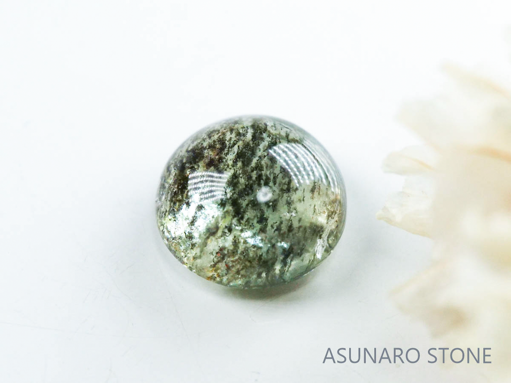 アクアマリンサンストーン  カボション　ブラジル産　　1.35ct【221202-1286】