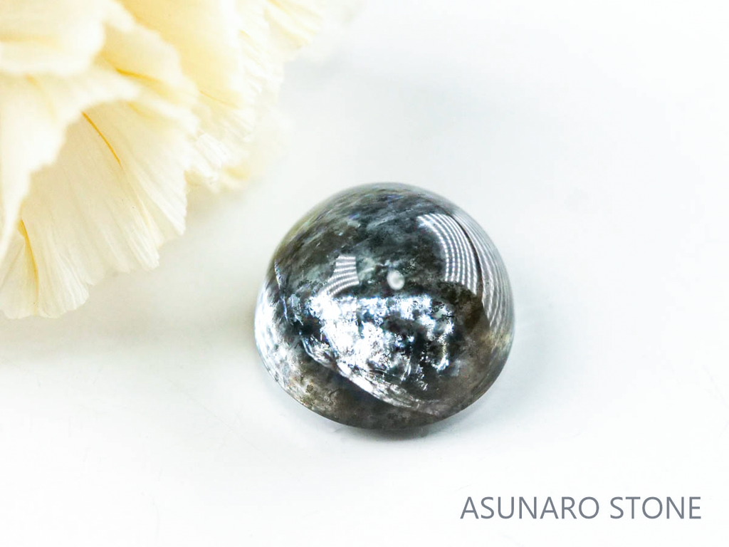 アクアマリンサンストーン  カボション　ブラジル産　　1.49ct【221202-1287】