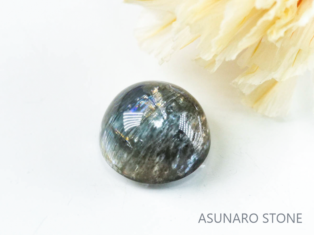 アクアマリンサンストーン  カボション　ブラジル産　　1.49ct【221202-1287】