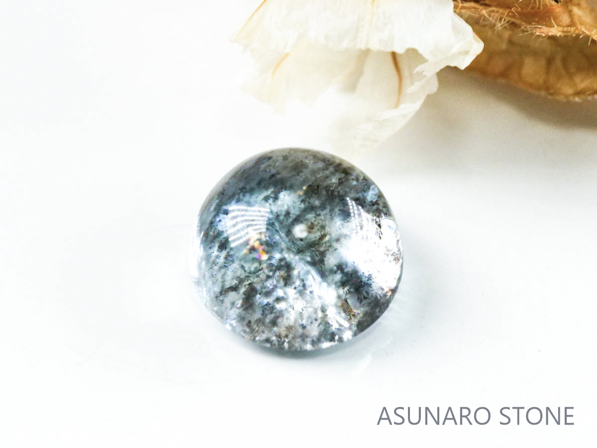 アクアマリンサンストーン  カボション　ブラジル産　　1.93ct【221202-1288】