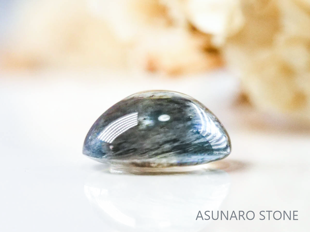 アクアマリンサンストーン  カボション　ブラジル産　　2.24ct【221202-1289】