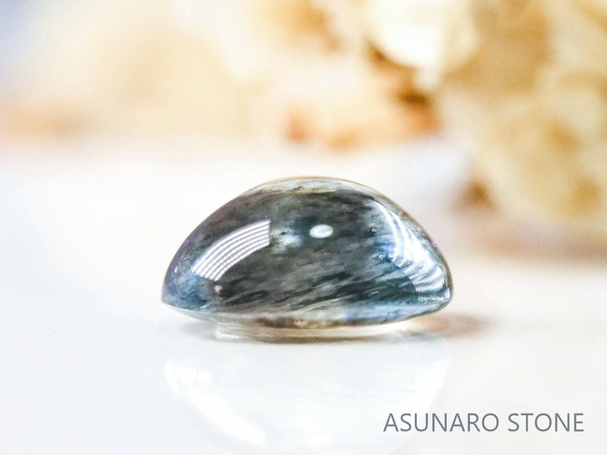 アクアマリンサンストーン  カボション　ブラジル産　　2.24ct【221202-1289】