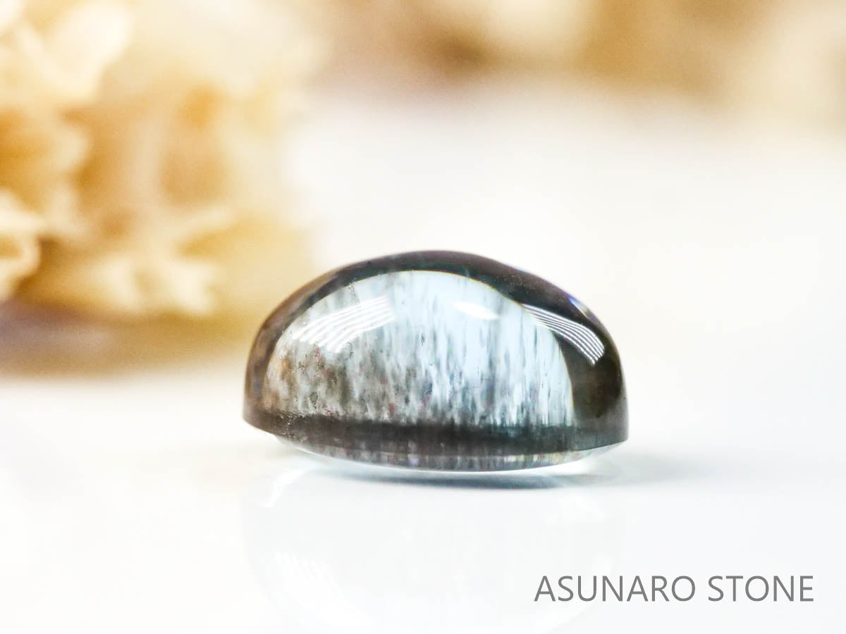 アクアマリンサンストーン  カボション　ブラジル産　　1.56ct【221202-1290】