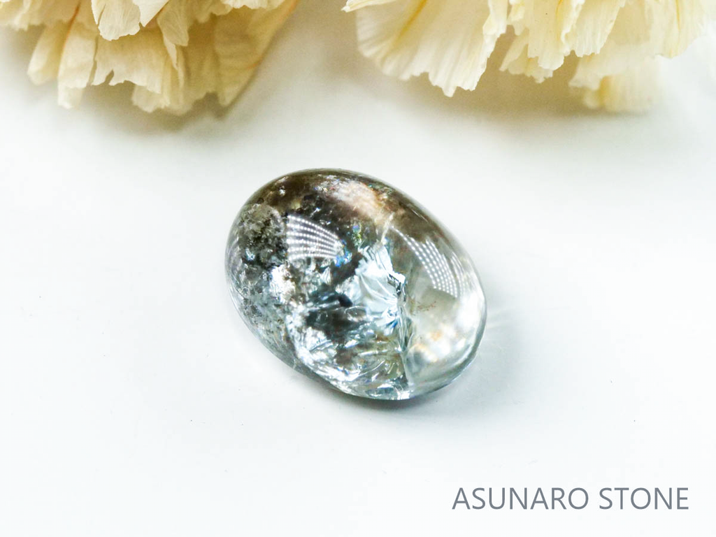 アクアマリンサンストーン  カボション　ブラジル産　　2.72ct【221202-1292】