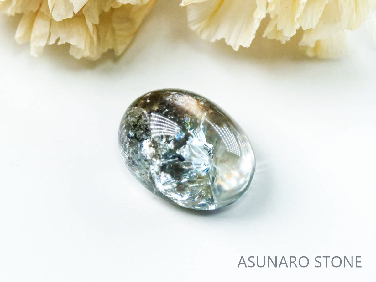 アクアマリンサンストーン  カボション　ブラジル産　　2.72ct【221202-1292】