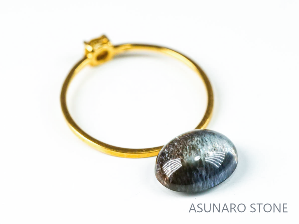 アクアマリンサンストーン  カボション　ブラジル産　　2.54ct【221202-1293】