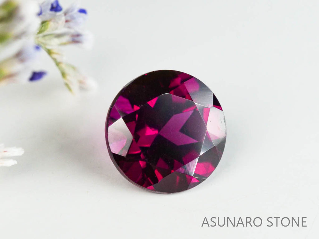 グレープガーネット ブラジル産  ラウンドカット　 1.72ct【221206-1294】