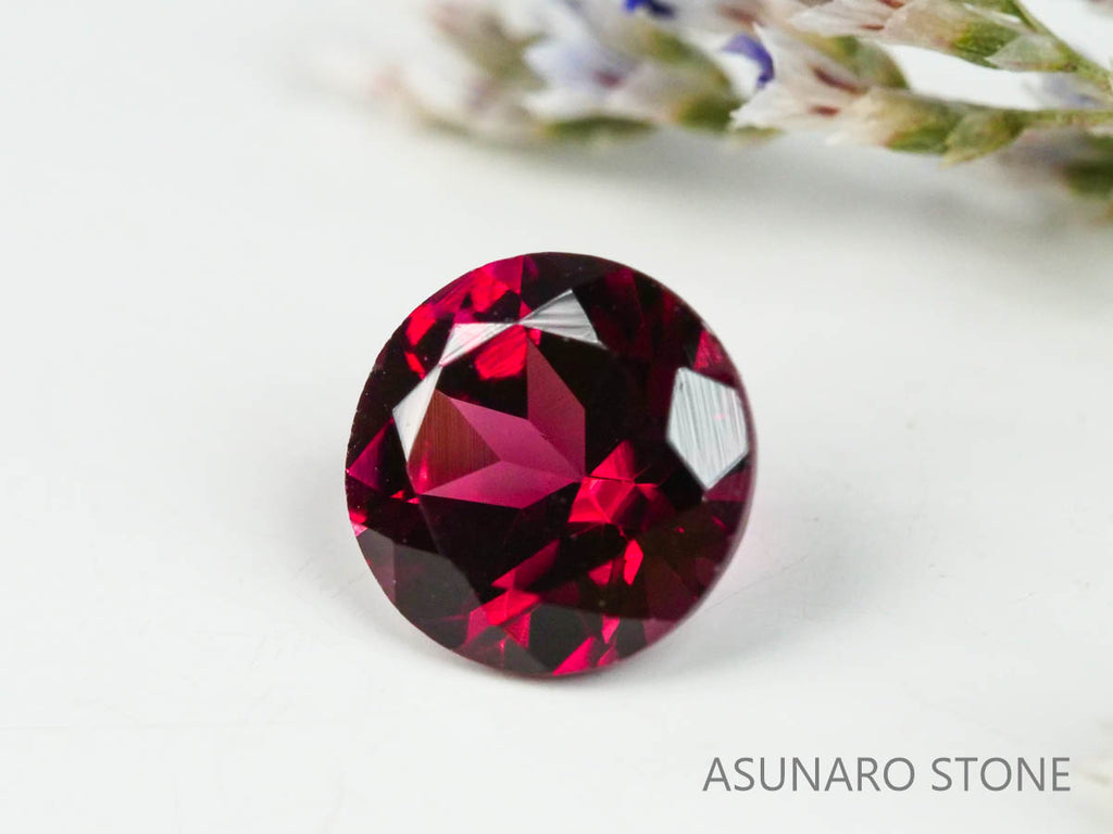 グレープガーネット ブラジル産  ラウンドカット　 1.11ct【221206-1295】