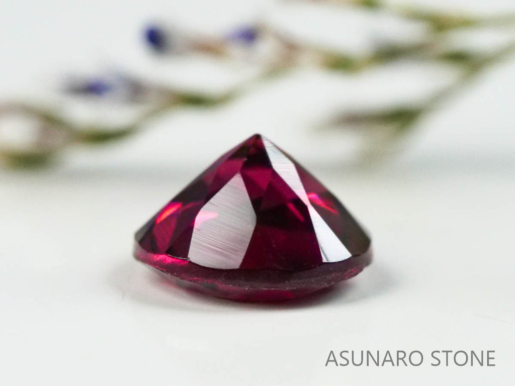 グレープガーネット ブラジル産  ラウンドカット　 1.11ct【221206-1295】