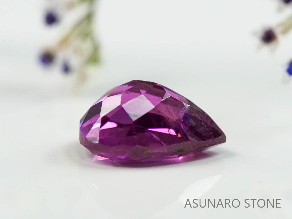 グレープガーネット ブラジル産  ペアシェイプ　 1.22ct【221206-1301】