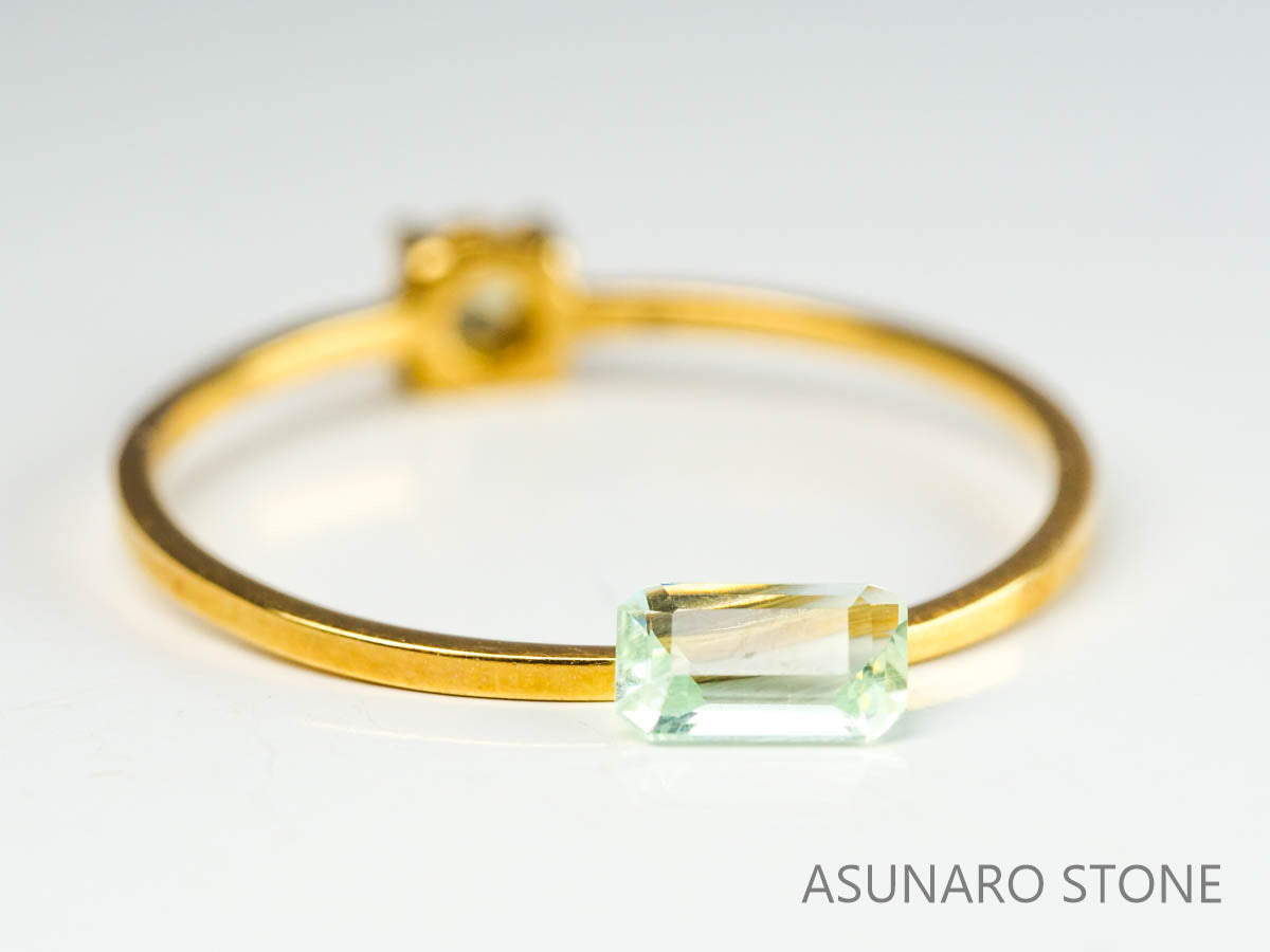 コーネルピン　エメラルドカット　タンザニア産   0.25ct【230116-1316】