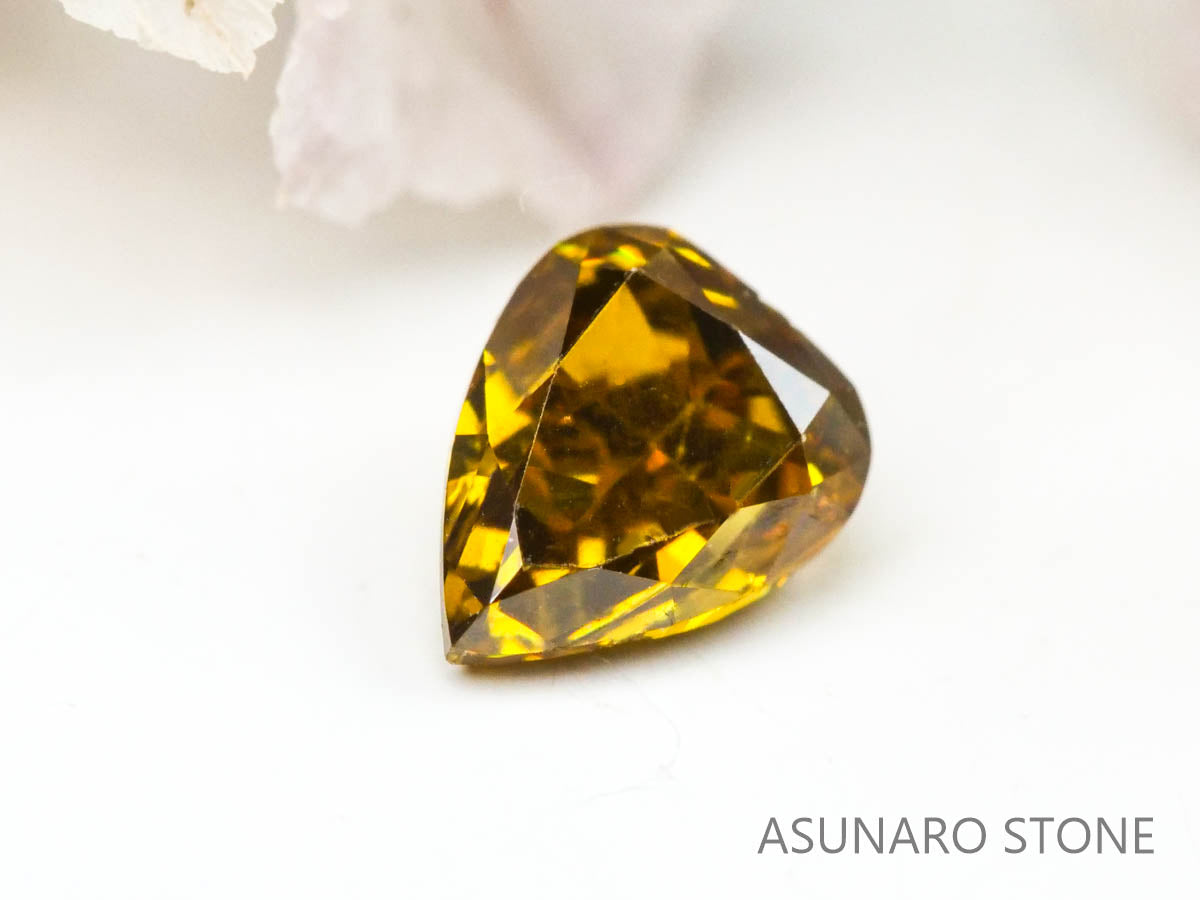 ブラウンダイヤモンド 　ペアシェイプ　0.17ct【230125-1333】