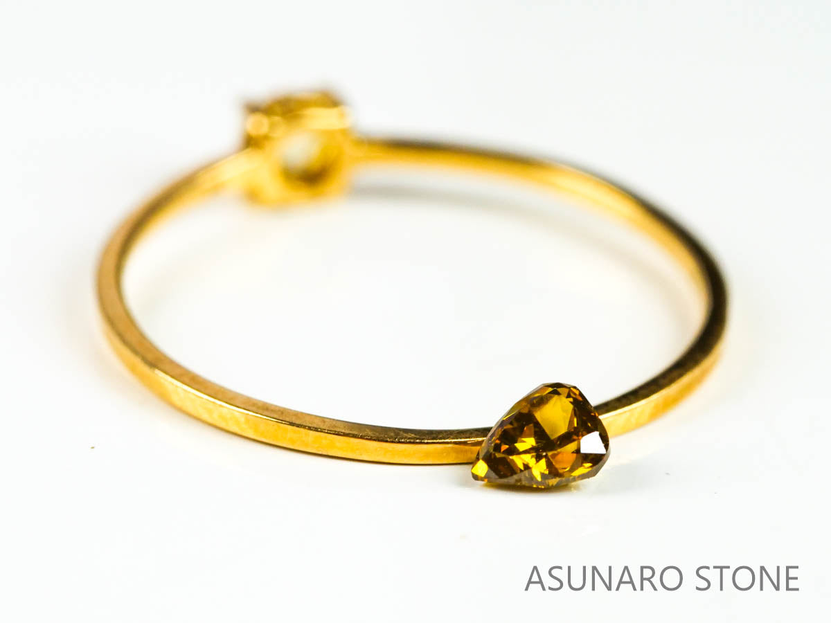 ブラウンダイヤモンド 　ペアシェイプ　0.17ct【230125-1333】