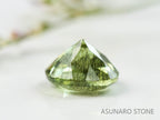 ルドウィジャイトインペリドット（ルチルペリドット）　ラウンドカット　パキスタン産   0.73ct【221226-1337】
