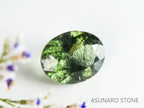 ルドウィジャイトインペリドット（ルチルペリドット）オーバルカット　パキスタン産   1.41ct【221226-1347】
