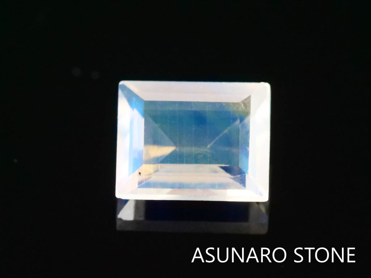 アンデシンラブラドライト  スクエアカット　インド産　　0.35ct【230125-1351】