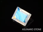 アンデシンラブラドライト  スクエアカット　インド産　　0.35ct【230125-1351】