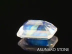 アンデシンラブラドライト  エメラルドカット　インド産　　0.56ct【230125-1352】