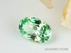 UVミントガーネット　タンザニア産　オーバルカット　0.60ct　【220301-1374】