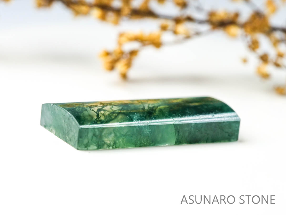 モスアゲート　ブラジル産 　8.14ct　【230210-1439】