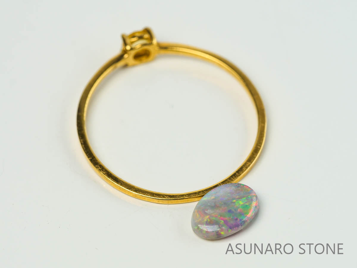 ブラックオパール 　オーストラリア産　0.45ct【230202-1386】