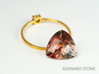 オレゴンサンストーン　トリリアントカット　アメリカ産 　2.91ct【230210-1441】