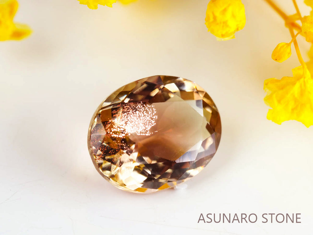 オレゴンサンストーン　オーバルカット　アメリカ産 　2.51ct【230210-1447】