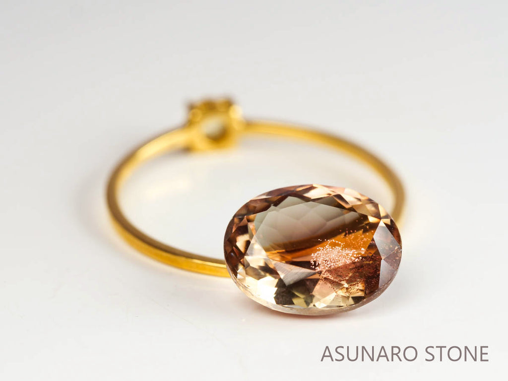 オレゴンサンストーン　オーバルカット　アメリカ産 　2.51ct【230210-1447】