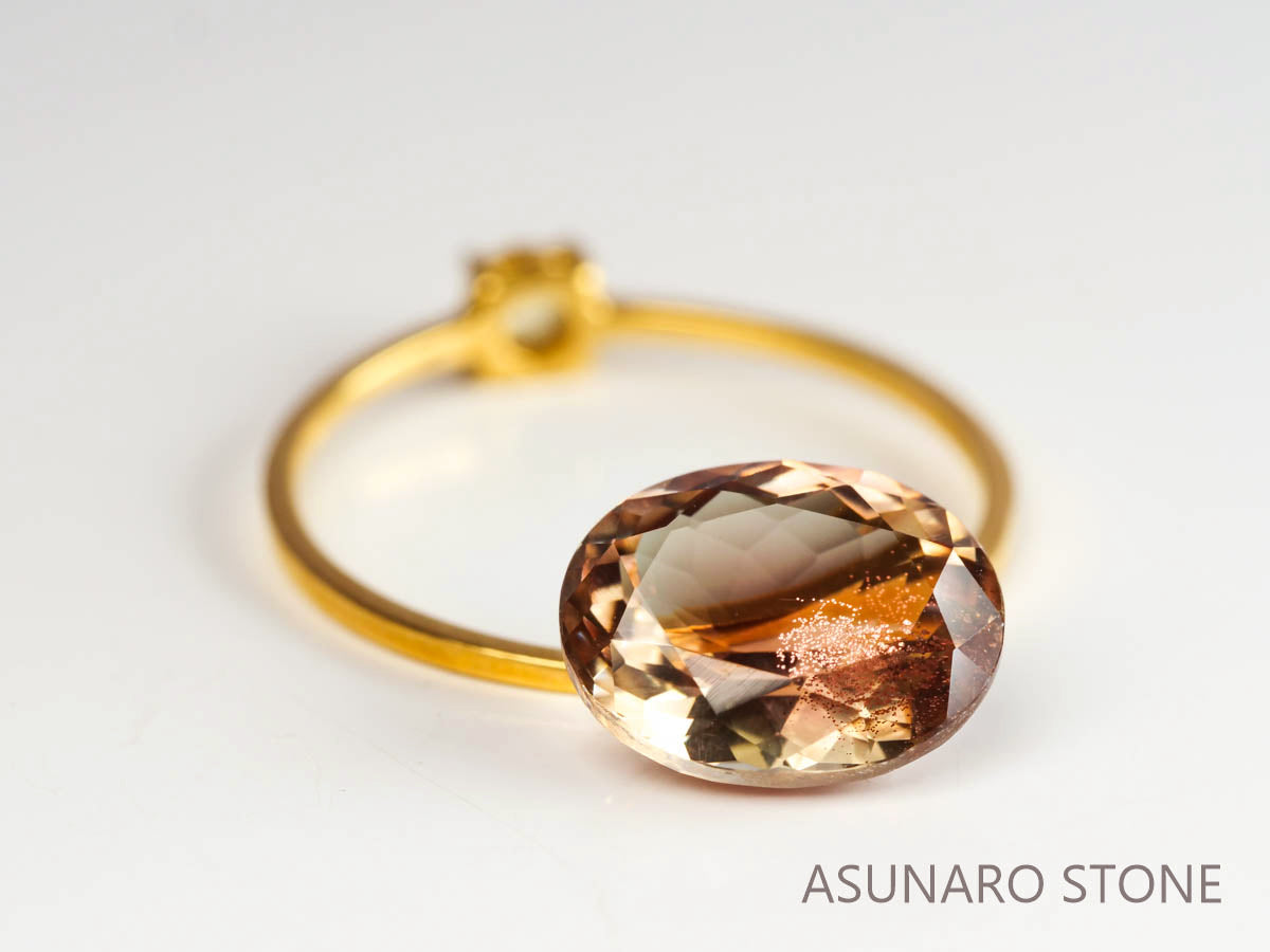 オレゴンサンストーン　オーバルカット　アメリカ産 　2.51ct【230210-1447】