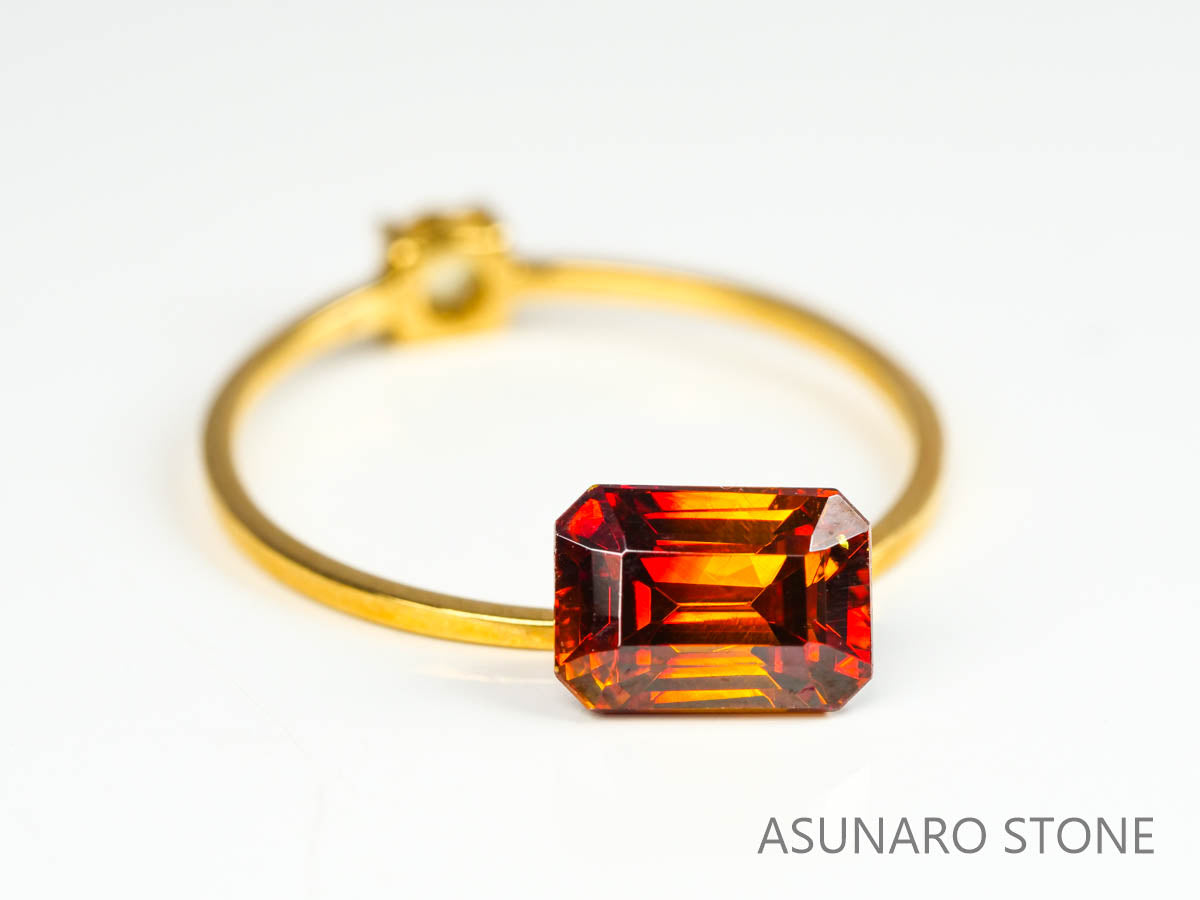 スファレライト　エメラルドカット　スペイン産 　1.75ct【230210-1448】