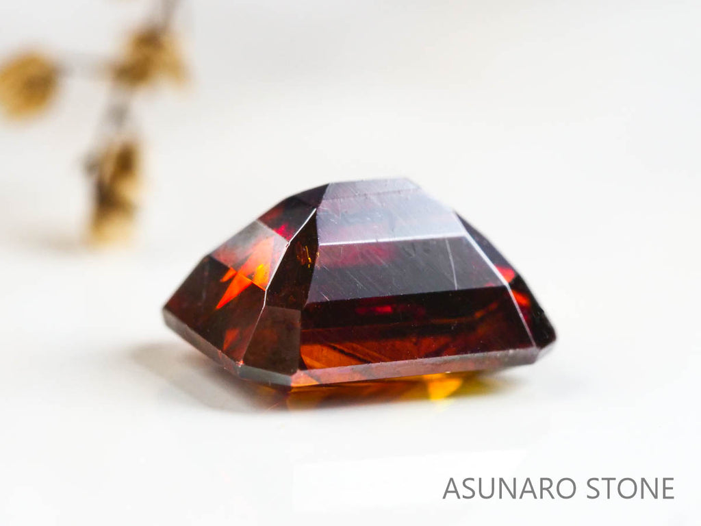 スファレライト　エメラルドカット　スペイン産 　1.33ct【230210-1451】