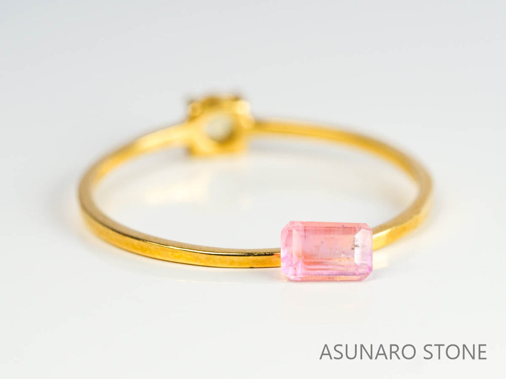 ペツォッタイト　エメラルドカット　マダガスカル産 　0.28ct【230213-1455】