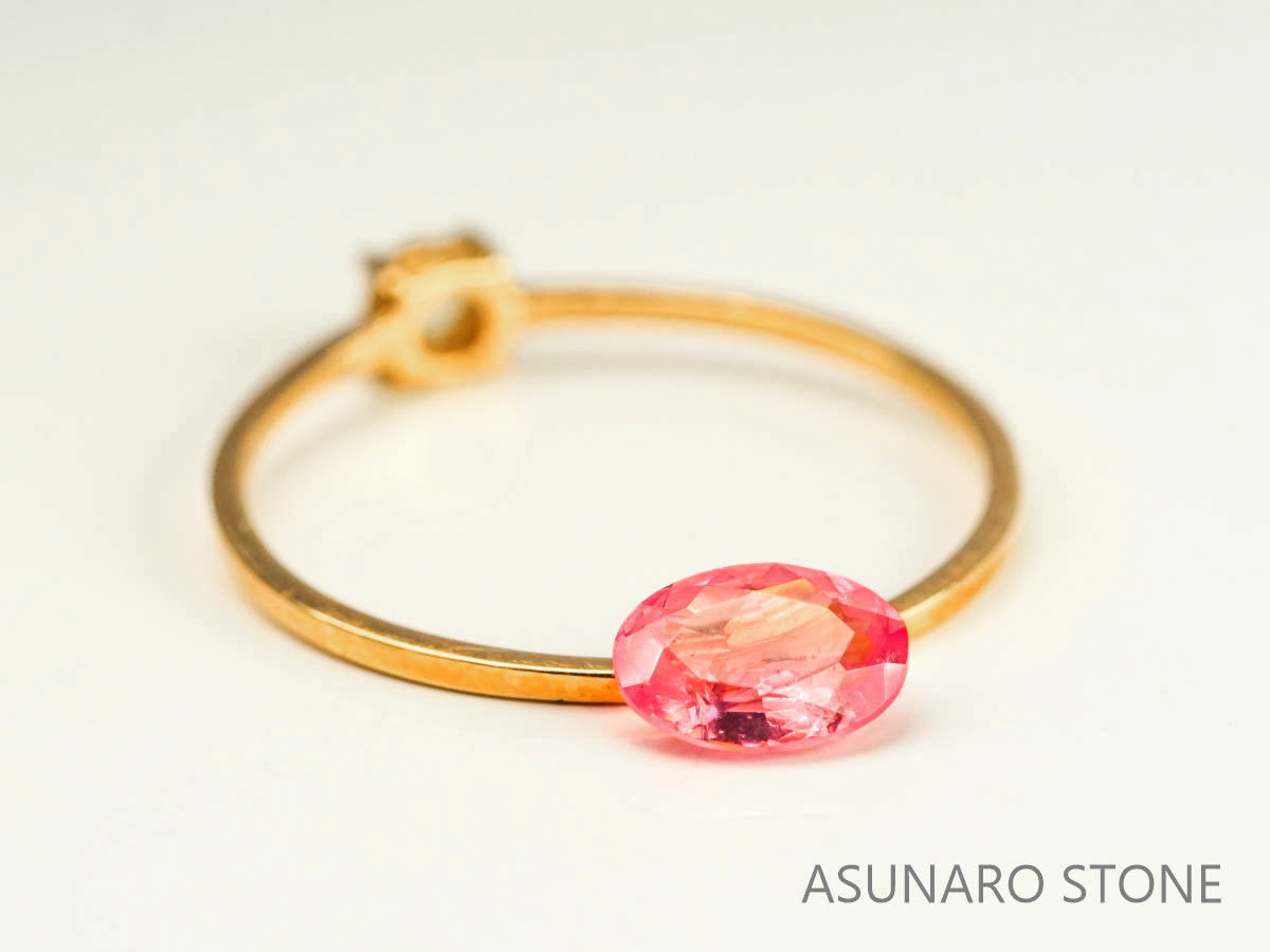 ロードクロサイト オーバルカット　アメリカ・スイートホーム産　0.56ct　【230217-1462】