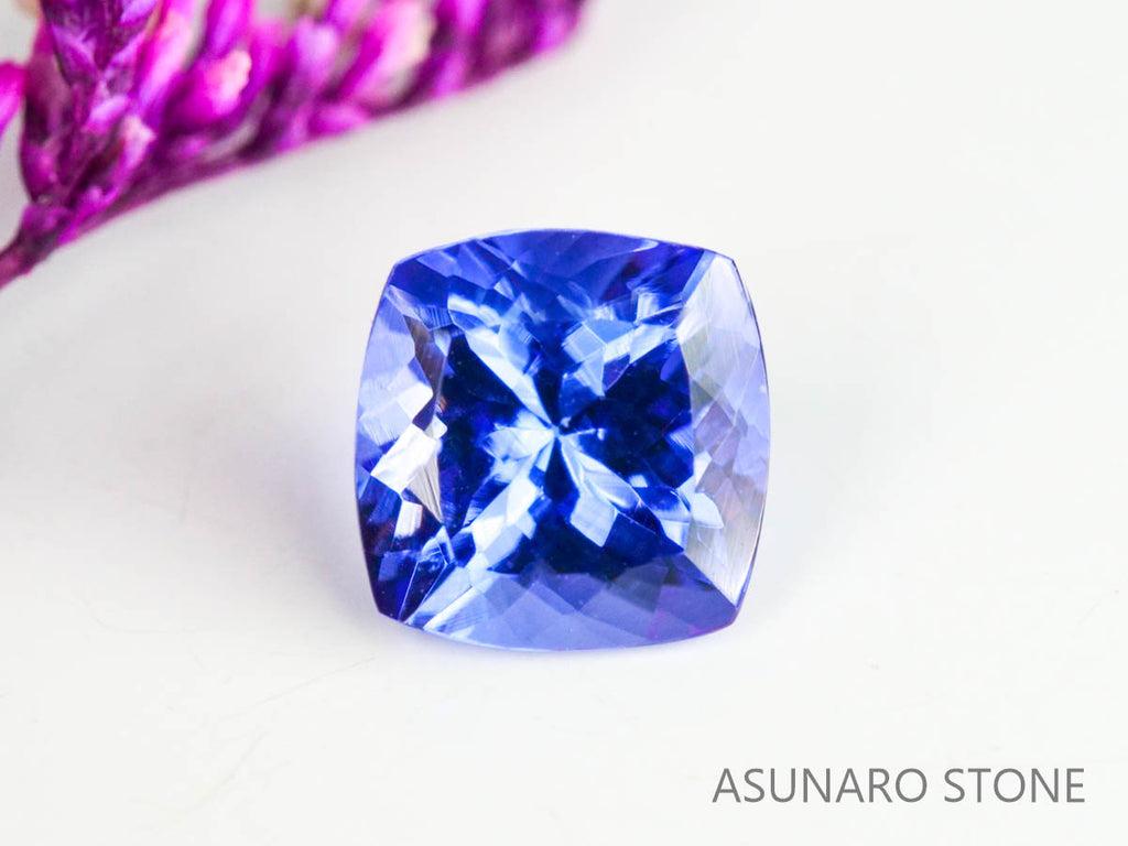 タンザナイト　クッションカット　タンザニア産　　1.14ct【230217-1471】