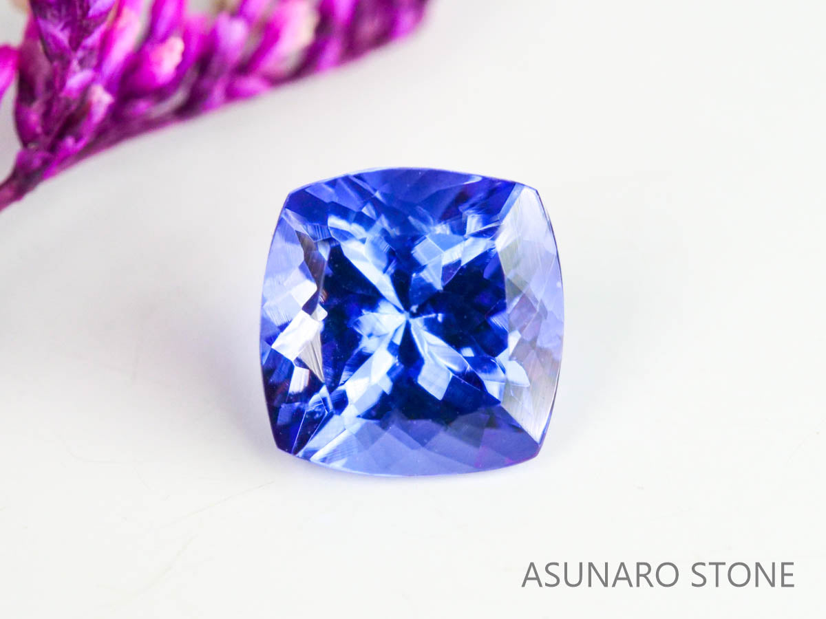 タンザナイト　クッションカット　タンザニア産　　1.14ct【230217-1471】