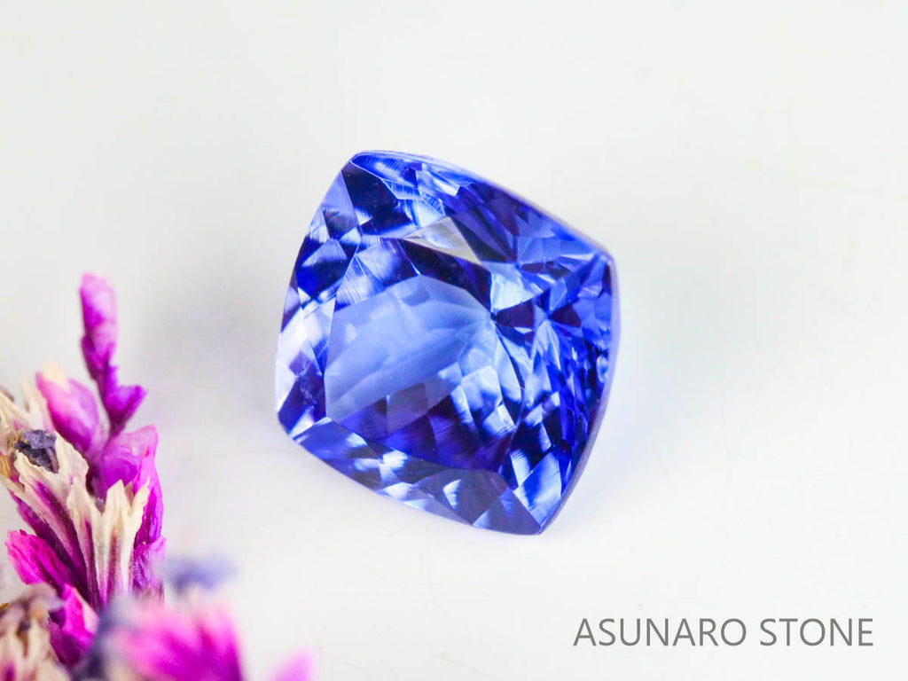 タンザナイト　クッションカット　タンザニア産　　1.14ct【230217-1471】